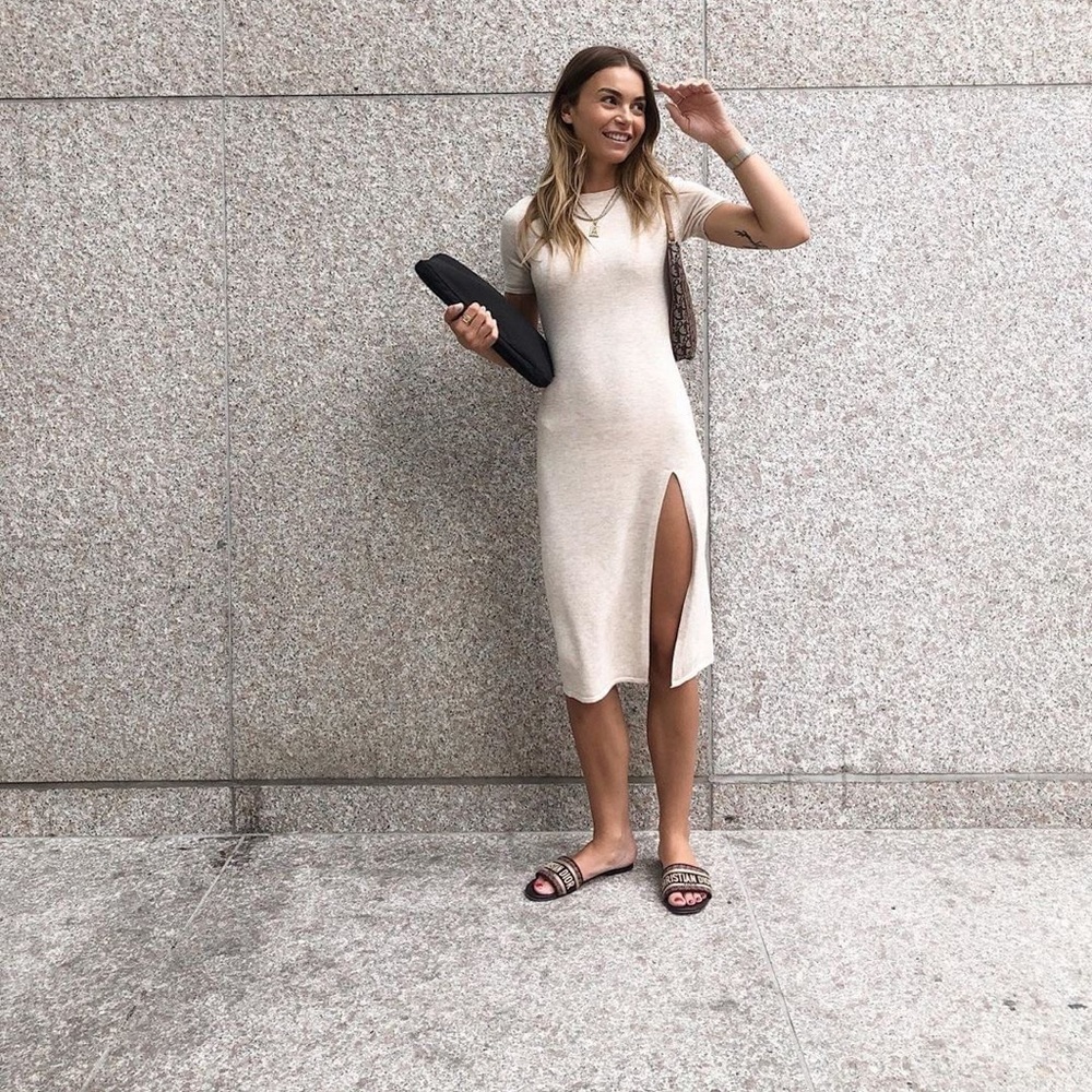 Song of Style Night Air Dress in Neutral